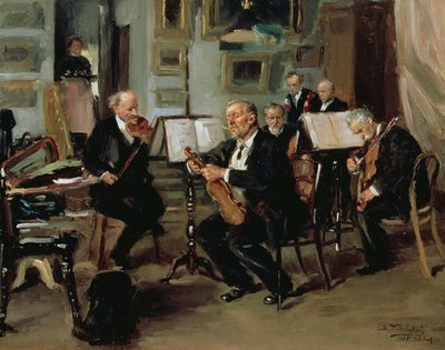 Serata musicale, 1906 da Vladimir Egorovic Makovsky